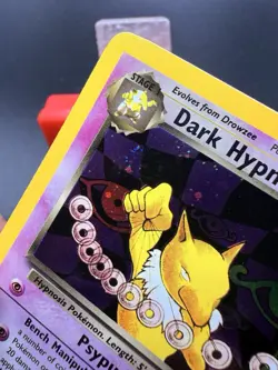 2000 Pokemon TCG Team Rocket Dark Hypno Holo NM English 9/82 Swirl - Image 2