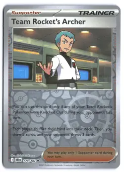 Team Rocket's Archer - 170/182 - SV10: Destined Rivals NM Pokemon TCG - Image 1