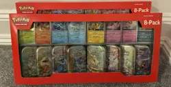 Pokemon TCG. Prismatic Evolutions Costco Mini Tins 8 Pack - New, unopened!! - Image 3