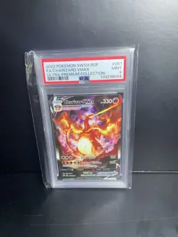 2022 POKEMON SWSH ULTRA-PREMIUM COLLECTION #261 FULL ART/CHARIZARD VMAX PSA 9 - Image 1