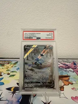 Pokemon Glaceon V Evolving Skies Full Alt Art #175 PSA 10 Gem Mint - Image 1