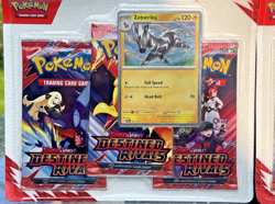 POKEMON TCG DESTINED RIVALS ZEBSTRIKA & KANGASKHAN BLISTER PACK SET X2 *SEALED* - Image 4