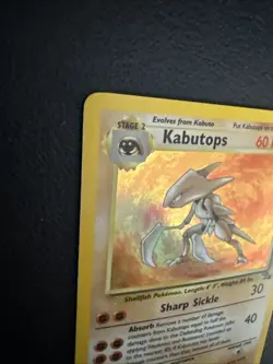 1999 Pokemon Kabutops 9/62 Fossil Holo - Image 4