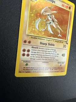 1999 Pokemon Kabutops 9/62 Fossil Holo - Image 5