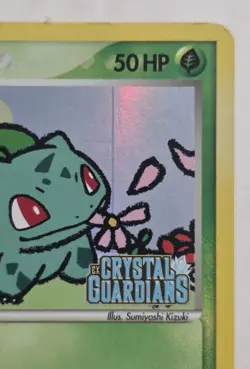Pokemon TCG Bulbasaur 45/100 Stamped EX Crystal Guardians​ Reverse Holo LP - Image 3
