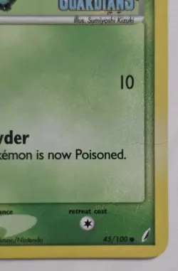 Pokemon TCG Bulbasaur 45/100 Stamped EX Crystal Guardians​ Reverse Holo LP - Image 5