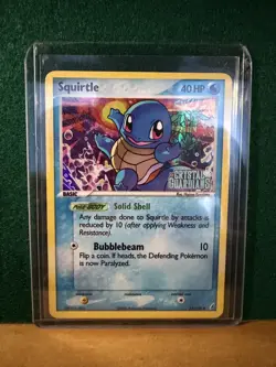 Squirtle 64/100 EX Crystal Guardians Stamped Reverse Holo Pokemon TCG LP-NM - Image 1