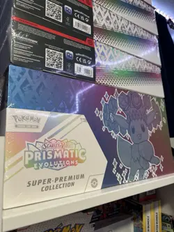 Pokemon Scarlet & Violet Prismatic Evolutions Super-Premium Collection Box Eevee - Image 4