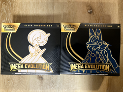Pokemon TCG Mega Evolution Elite Trainer Boxes Lucario Gardevoir ETB X2 - Image 1