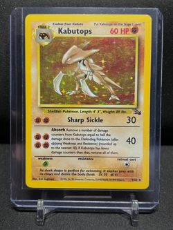 Kabutops 9/62 Holo Rare Pokemon 1999 Fossil - MP - Image 1