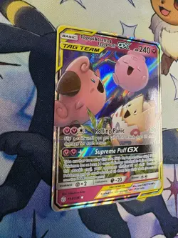 Pokemon Togepi & Cleffa & Igglybuff GX 143/236 Sm-Cosmic Eclipse Holo Ultra Rar… - Image 2