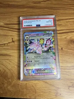 Pokemon Espeon ex 034/131 Sv: Prismatic Evolutions Double Rare Holo PSA 10 - Image 2