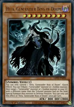 Hela, Generaider Boss Of Doom - Ultra Rare 1st Edition GFP2-EN090 - NM - YuGiOh - Image 1