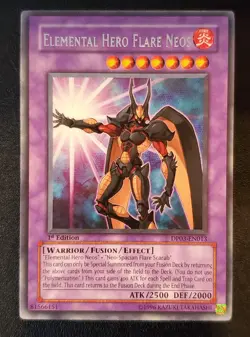 Yu-Gi-Oh! Elemental Hero Flare Neos DP03-EN013 - Jaden Yuki 2 - 1st Edition NM - Image 1
