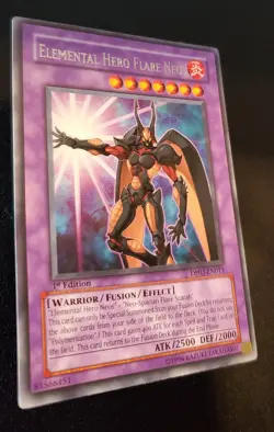 Yu-Gi-Oh! Elemental Hero Flare Neos DP03-EN013 - Jaden Yuki 2 - 1st Edition NM - Image 2