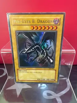 Yu-Gi-Oh Red-Eyes B. Dragon 1st Edition [SDJ-001] 1996 NM-M - Image 1