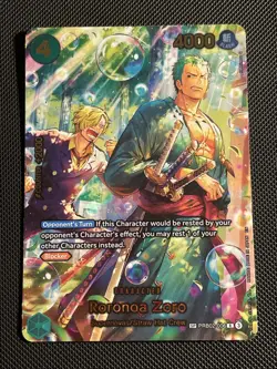 Roronoa Zoro SP - PRB02-006 The Azure Sea's Seven One Piece - NM/MINT (ENGLISH) - Image 1