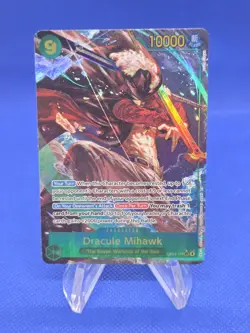 One Piece The Azure Sea’s Seven Dracule Mihawk OP14-119 Alternate Alt Art SEC NM - Image 1