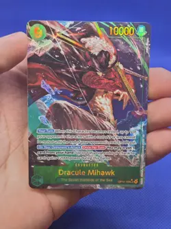 One Piece The Azure Sea’s Seven Dracule Mihawk OP14-119 Alternate Alt Art SEC NM - Image 2