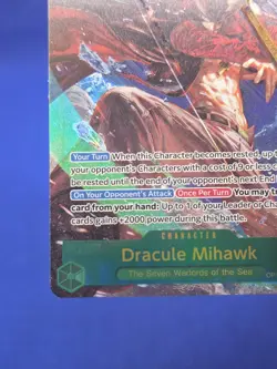 One Piece The Azure Sea’s Seven Dracule Mihawk OP14-119 Alternate Alt Art SEC NM - Image 5