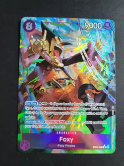Foxy (Alternate Art) OP14-036 Super Rare One Piece The Azure Sea's Seven - Image 1