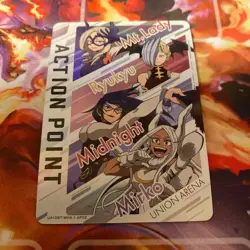 UNION ARENA My Hero Academia UA10BT/MHA-1-AP02 AP Mt.Lady Ryukyu Miruko - Image 1