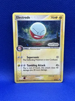 Pokemon Card Ex Legend Maker Electrode 32/92 2006 Reverse Stamped Holo MP - Image 1