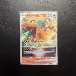 Pokemon TCG Charizard VSTAR Holo Ultra Rare Card Brilliant Stars 018/172 - Image 1