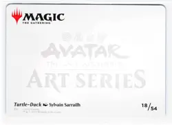 Turtle-Duck Art Card S Art Series: Avatar: The Last Airbender 18 NM - Image 2