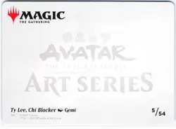 Ty Lee, Chi Blocker Art Card S Art Series: Avatar: The Last Airbender 5 NM - Image 2