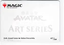 Iroh, Grand Lotus Art Card S Art Series: Avatar: The Last Airbender 47 NM - Image 2