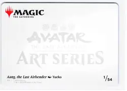 Aang, the Last Airbender Art Card S Art Series: Avatar: The Last Airbender 1 NM - Image 2