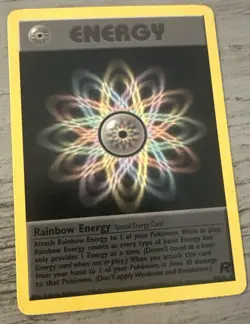 Rainbow Energy 80/82 Team Rocket Regular SHARP CARD VLP. SEE PICS - Image 1