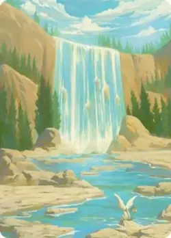 Island Art Card - Art Series: Avatar: The Last Airbender - Near Mint - Image 1