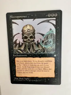 Necropotence – MTG - Ice Age – LP – Very Nice Vintage Cards #2 - Image 1