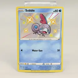 Pokemon TCG Sobble Shining Fates SV025/SV122 Shiny Holo Rare Card NM - Image 1