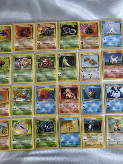 Vintage Pokemon 104 Card Lot Commons Uncommons Base Set Fossil Mint NM LP - Image 2
