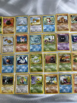 Vintage Pokemon 104 Card Lot Commons Uncommons Base Set Fossil Mint NM LP - Image 3