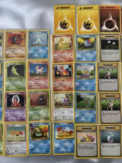 Vintage Pokemon Cards 49 Card Lot Commons Uncommons Base Set Fossil Mint NM LP - Image 2