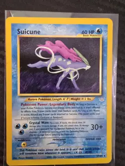Suicune - 27/64 Pokemon Neo Revelation Unlimited Rare Card WOTC LP - Image 1