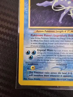 Suicune - 27/64 Pokemon Neo Revelation Unlimited Rare Card WOTC LP - Image 2