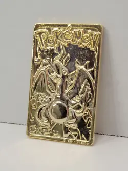 1999 Charizard Pokemon Trading Card 24K Gold Plated, Limited Edition Burger King - Image 5