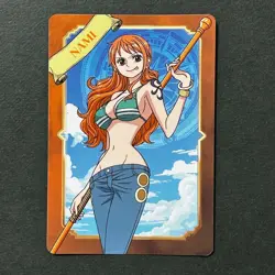 S5401 Very Rare Nami Tokyo Tower Japanese One Piece Mugiwara Store Card F26 - Image 1