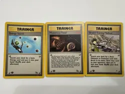 Pokemon Vintage 1st Edition Fossil, 1st Edition Gym Heroes, Trainer Cards. - Image 1