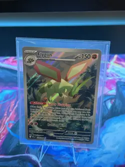 Flygon 101/094 Illustration Rare Phantasmal Flames Holo Pokemon TCG Card - Image 1