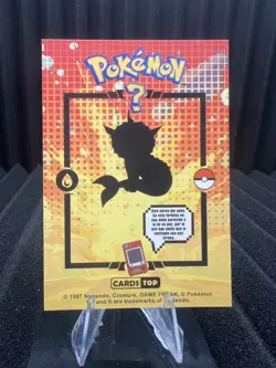 Vaporeon #134 - Card Tops Pokedex Database 2024 - Pokemon Card NM - Image 2