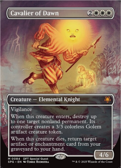Cavalier of Dawn (Borderless) Special Guests Regular - Image 1