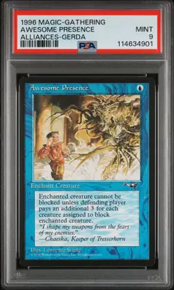 AWESOME PRESENCE Alliances PSA 9 Vintage MTG [Nostalgium] - Image 1