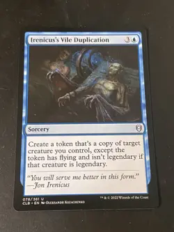Irenicus's Vile Duplication CLB NM MTG - Image 1