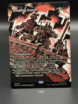 MTG: Teenage Mutant Ninja Turtles ~ Doubling Season (Borderless) Regular - Image 1